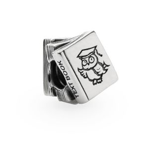 Pandora Study Books Owl 790536 Sterling Silver ALE 925